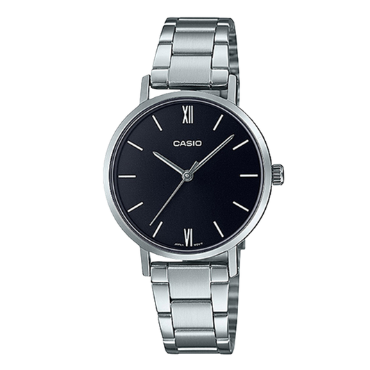 Casio Black Dial Ladies Watch - LTP-VT02D-1AUDF