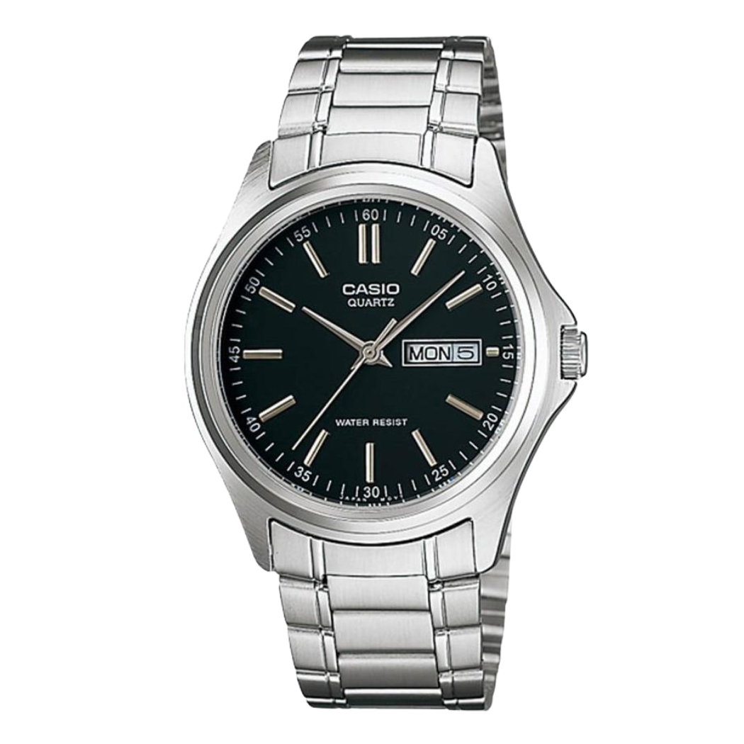 Casio Black Dial Gents Watch - MTP-1239D-1AVD