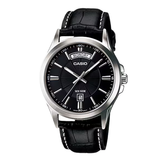 Casio Black Dial Gents Watch - MTP-138L-1AVDF