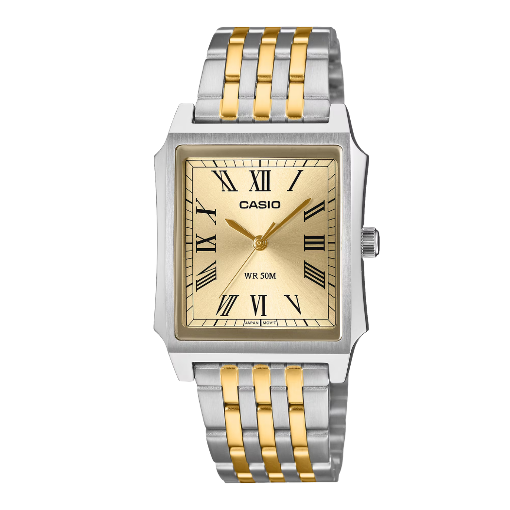 Casio Gold Dial Gents Watch - MTP-B190SG-9BVDF