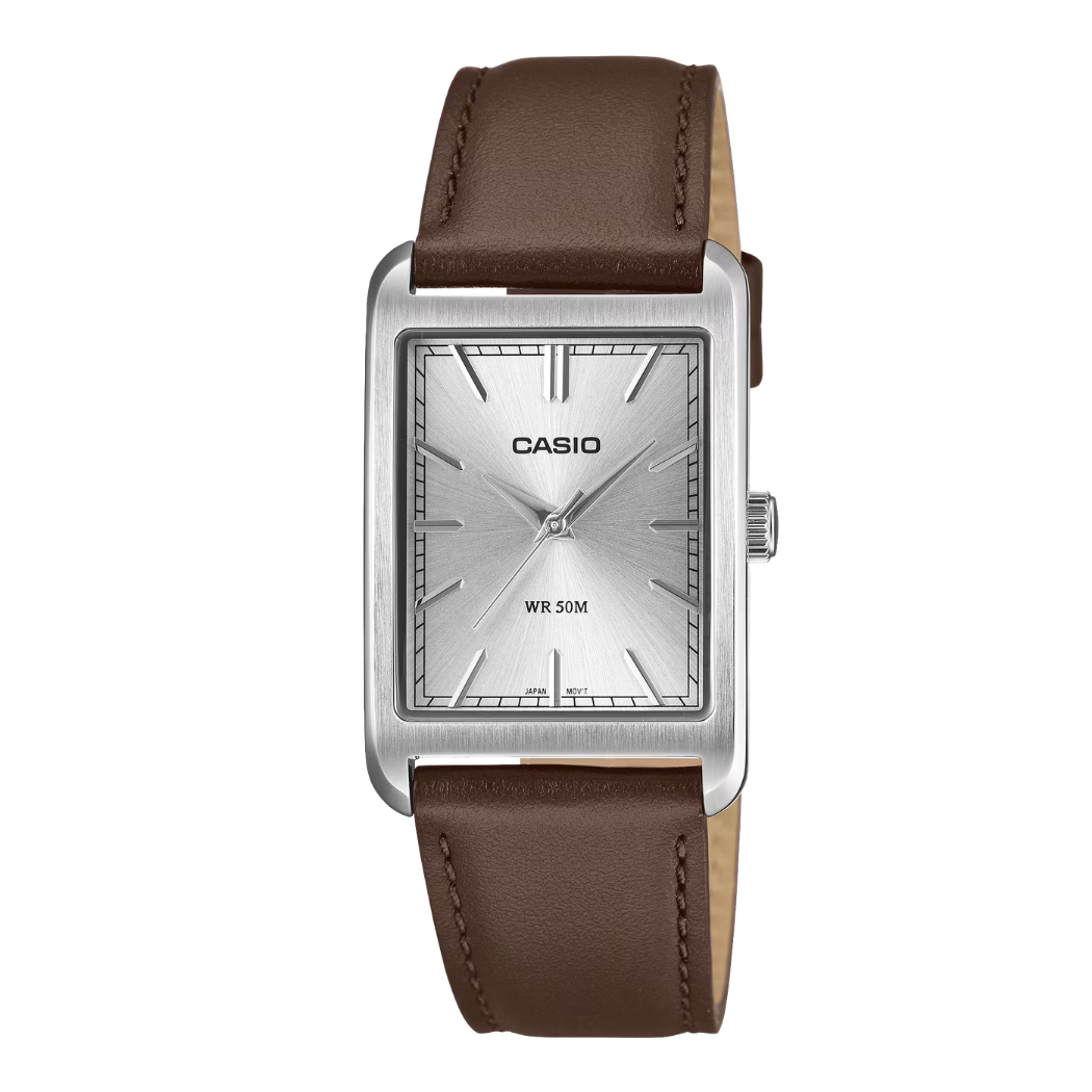 Casio Silver Dial Gents Watch - MTP-B215L-7AVDF