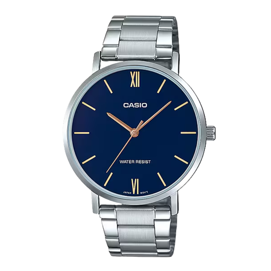 Casio Blue Dial Gents Watch - MTP-VTO1D-2BUDF
