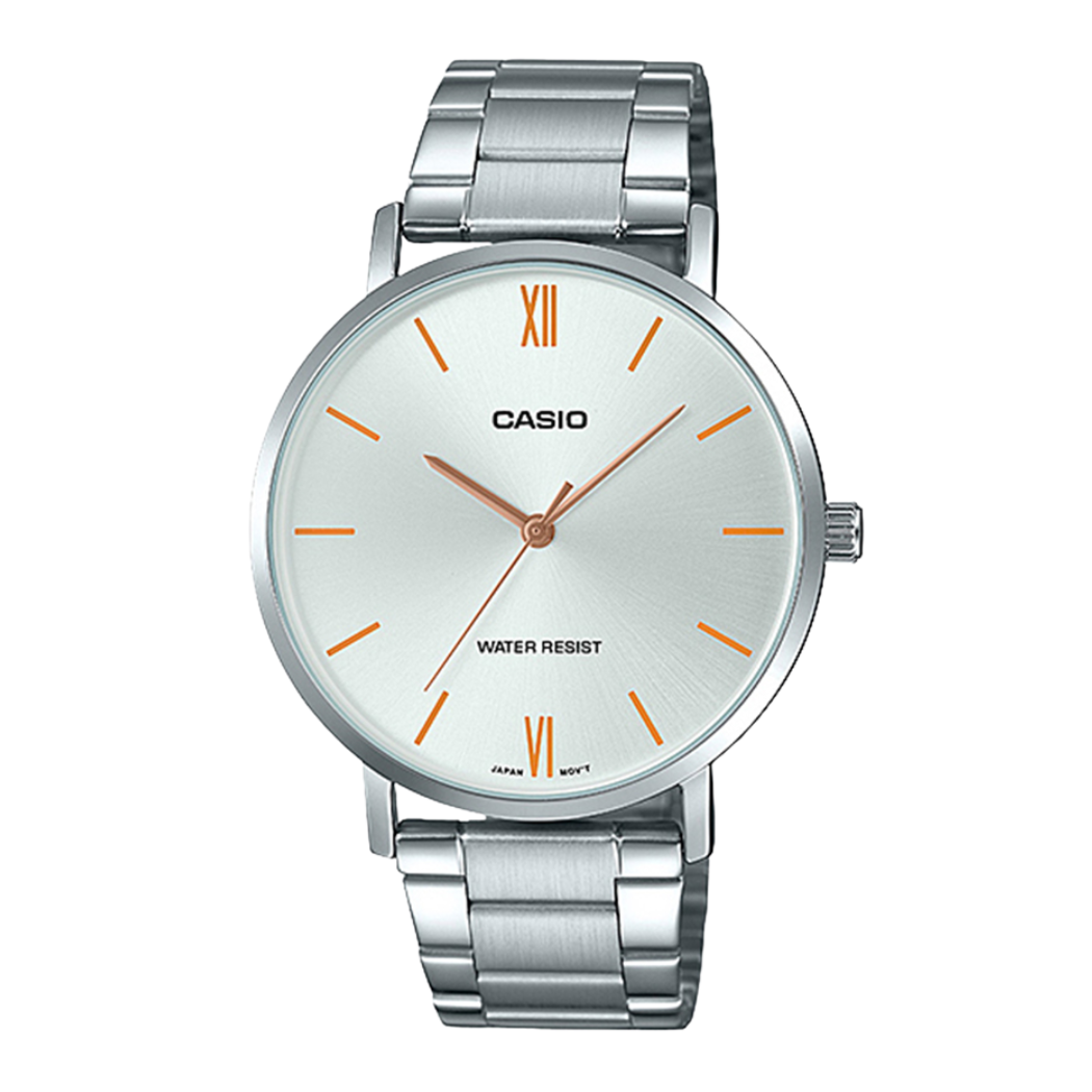 Casio Silver Dial Gents Watch - MTP-VTO1D-7BUDF