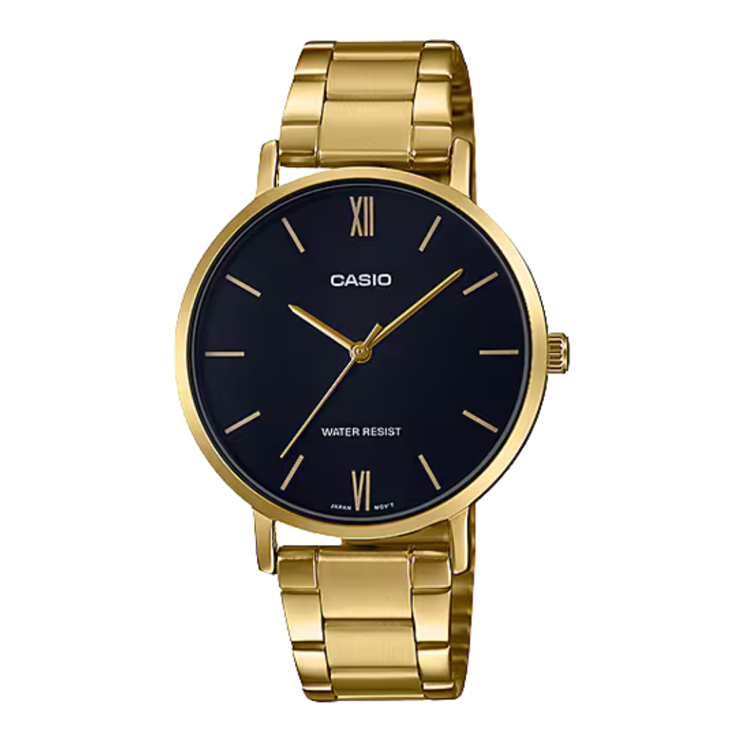 Casio Black Dial Ladies Watch - LTP-VT01G-1BUDF