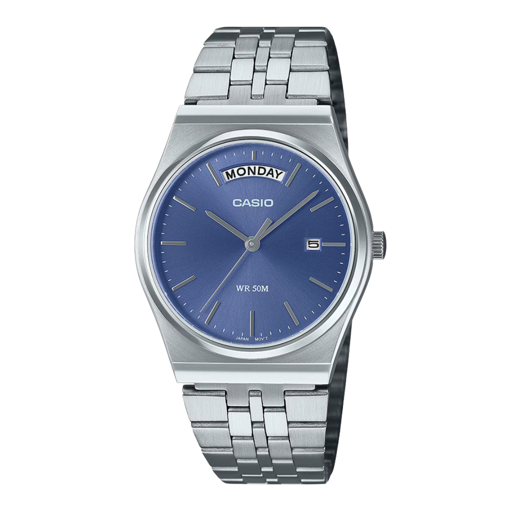 Casio Blue Dial Gents Watch - MTP-B146D-2AVDF