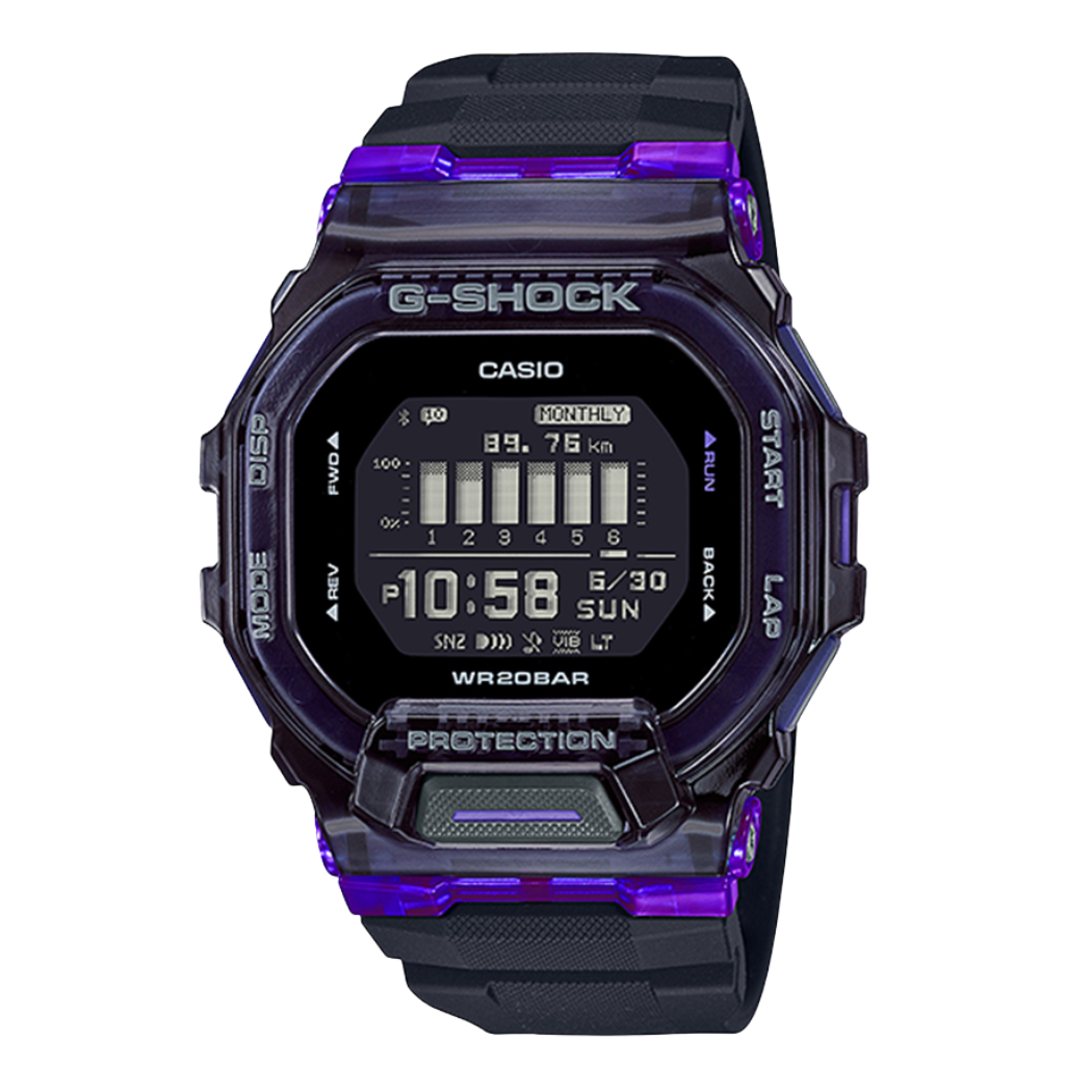 Casio G-Shock Black Dial Gents Watch - GBD-200SM-1A6DR