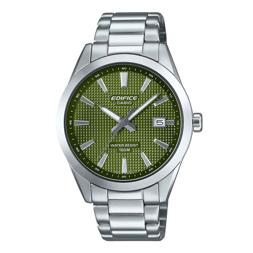 Casio Edifice Green Dial Gents Watch - EFV-160D-3AVDF