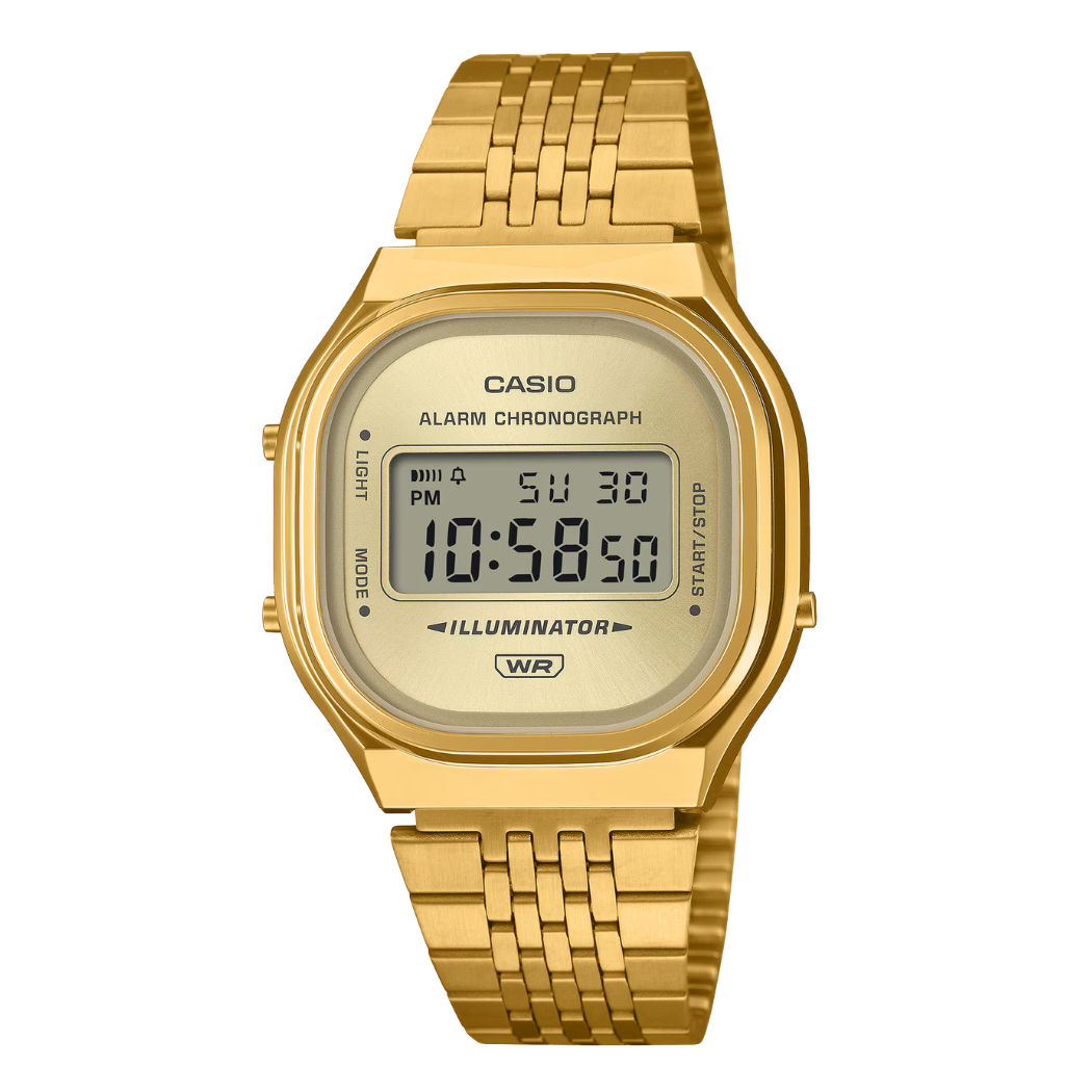 Casio Black Dial Unisex Watch - A-140WEG-9ADF
