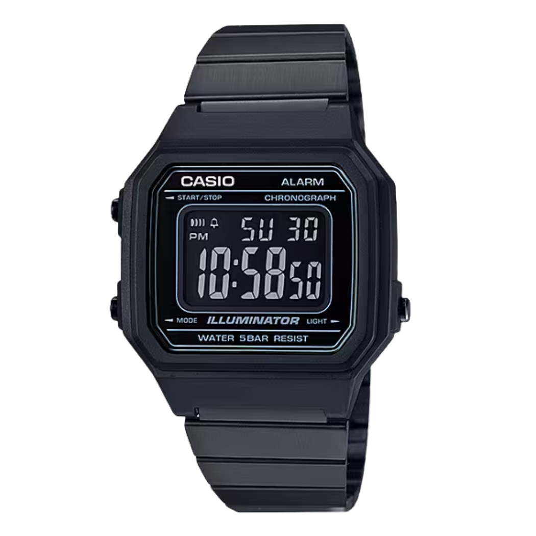 Casio Black Dial Gents Watch - B-650WB-1BDF