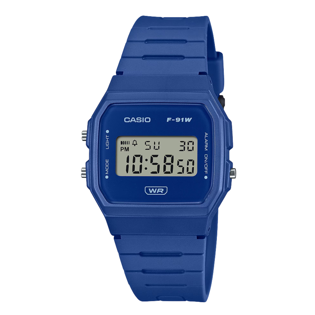 Casio Black Dial Ladies Watch - F-91WB-2A1DF
