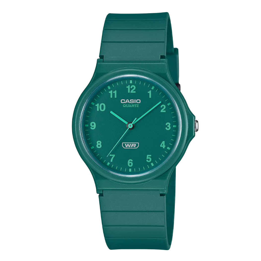 Casio Green Dial Ladies Watch - MQ-24B-3BDF
