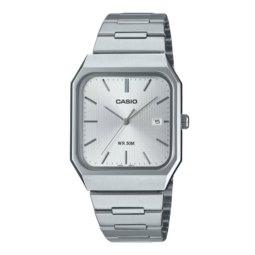 Casio Silver Dial Gents Watch - MTP-B185D-7AVDF