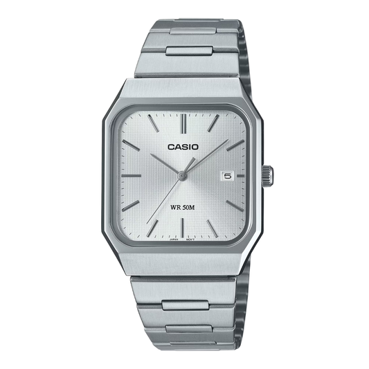Casio Silver Dial Gents Watch - MTP-B185D-7AVDF