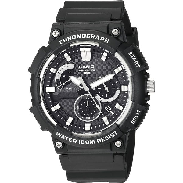 Casio Black Dial Chronograph Gents Watch - MCW-200H-1A2VDF