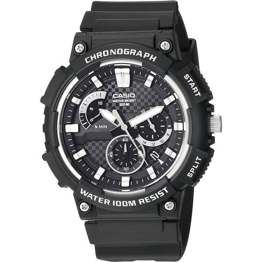 Casio Black Dial Chronograph Gents Watch - MCW-200H-1A2VDF